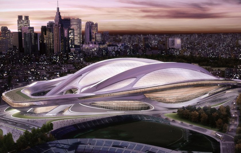 Estadio de tokio 2020 zaha hadid