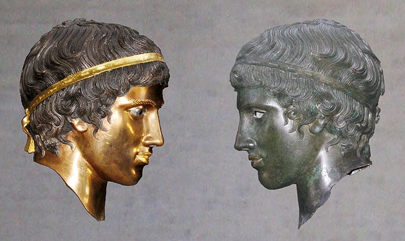 bronce roma policromia