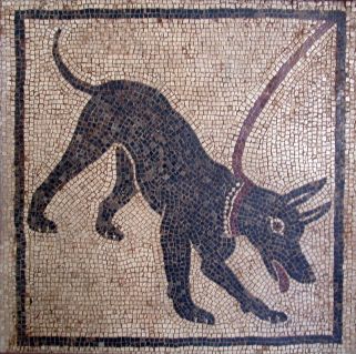 Cave canem Cuidado con el perro Pompeya